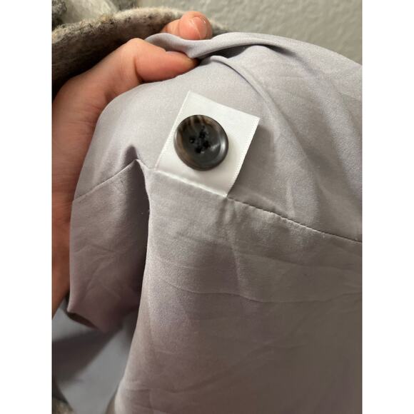 RARE Revolve Saylor Layton Plaid Jacket Gray Wool Shacket S Preppy Quiet Luxury - Picture 7 of 9